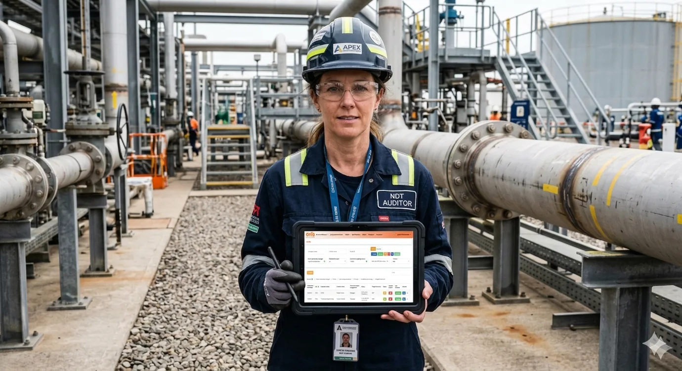 NDT auditor in the field